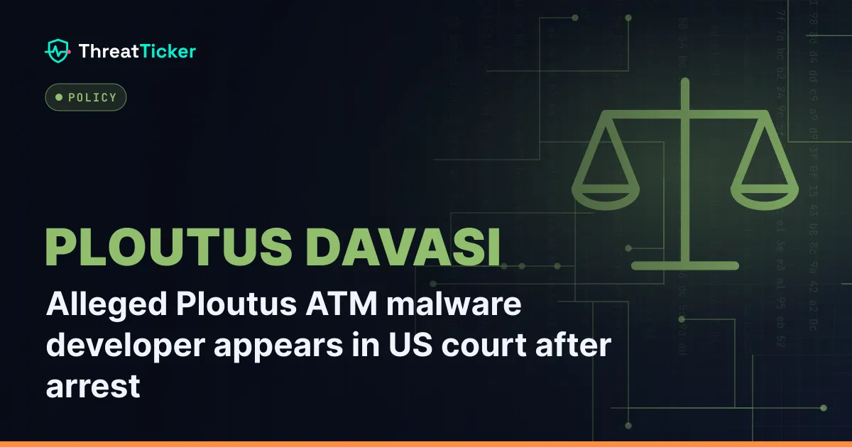 Alleged Ploutus ATM malware developer appears in US court after arrest