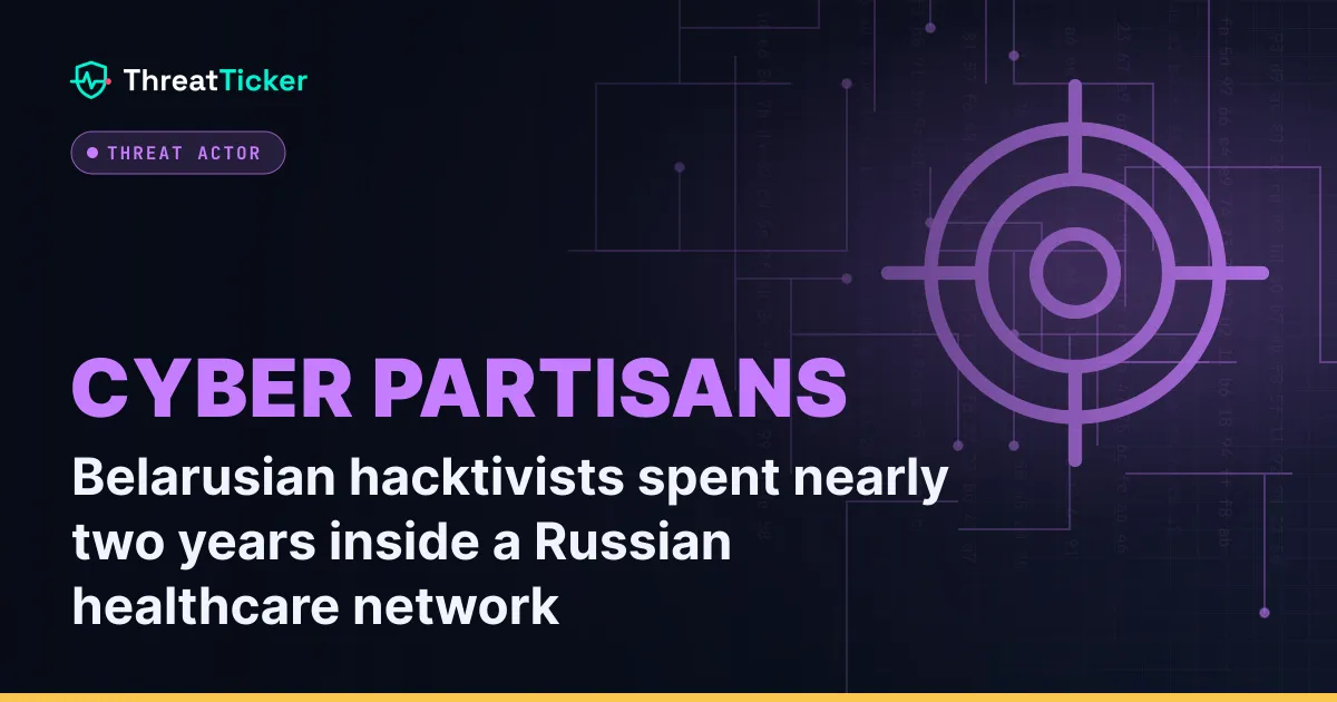 Belarusian hacktivists spent nearly two years inside a Russian healthcare network