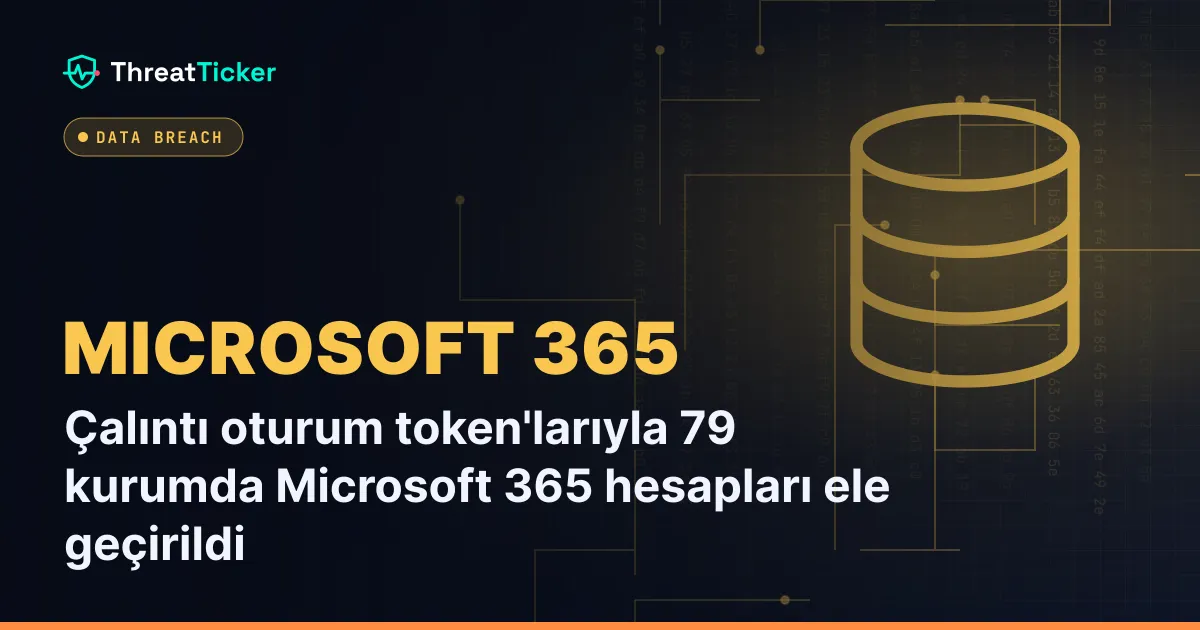 Çalıntı oturum token'larıyla 79 kurumda Microsoft 365 hesapları ele geçirildi