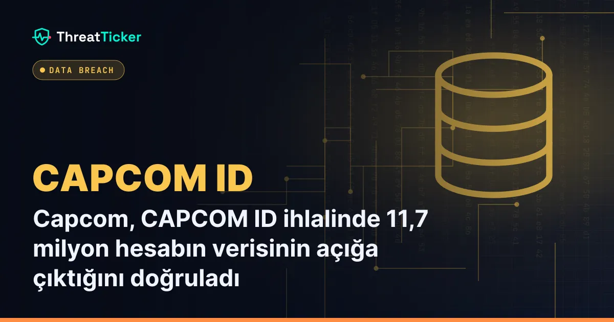 Capcom, CAPCOM ID ihlalinde 11,7 milyon hesabın verisinin açığa çıktığını doğruladı