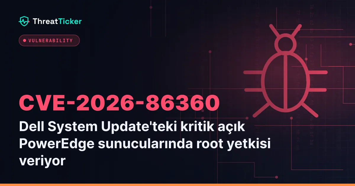 Dell System Update'teki kritik açık PowerEdge sunucularında root yetkisi veriyor