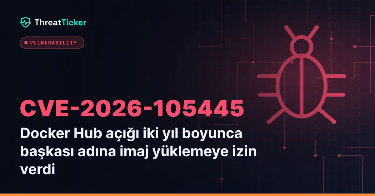 Docker Hub açığı iki yıl boyunca başkası adına imaj yüklemeye izin verdi