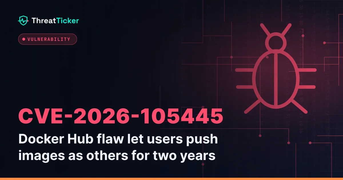 Docker Hub flaw let users push images as others for two years
