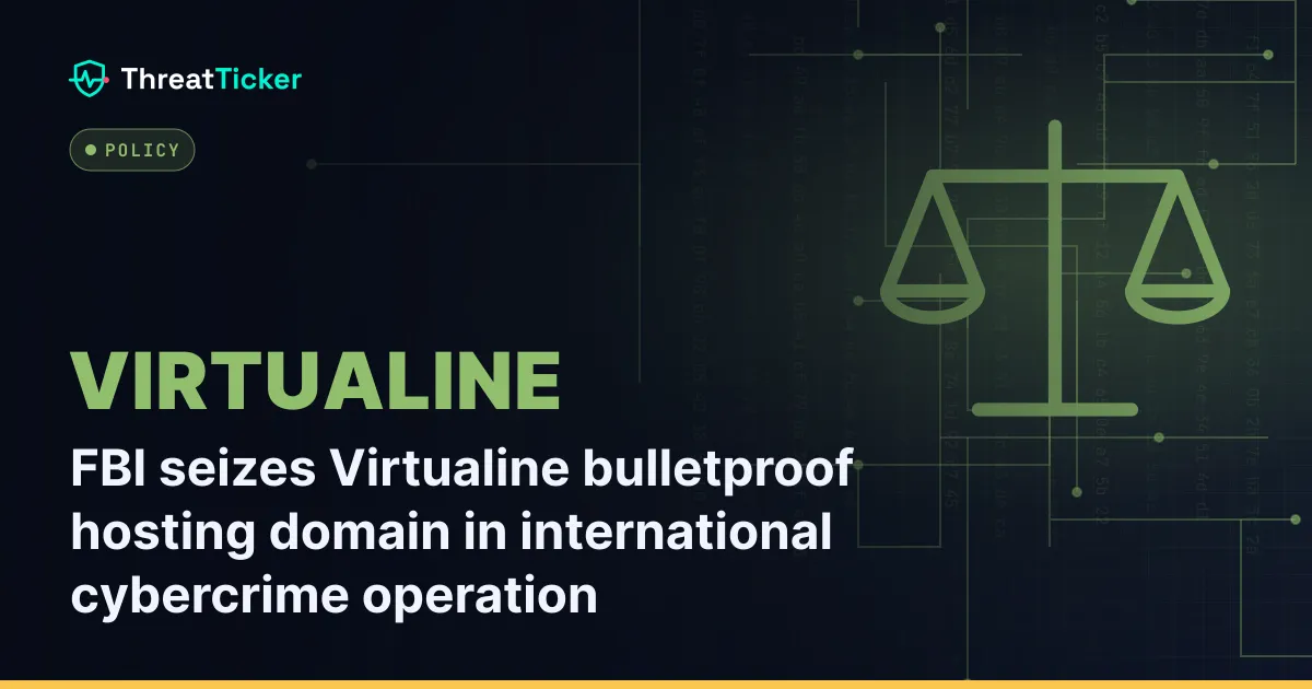 FBI seizes Virtualine bulletproof hosting domain in international cybercrime operation