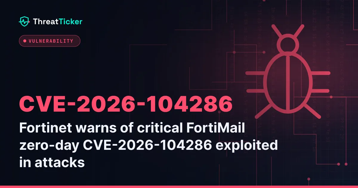 Fortinet warns of critical FortiMail zero-day CVE-2026-104286 exploited in attacks