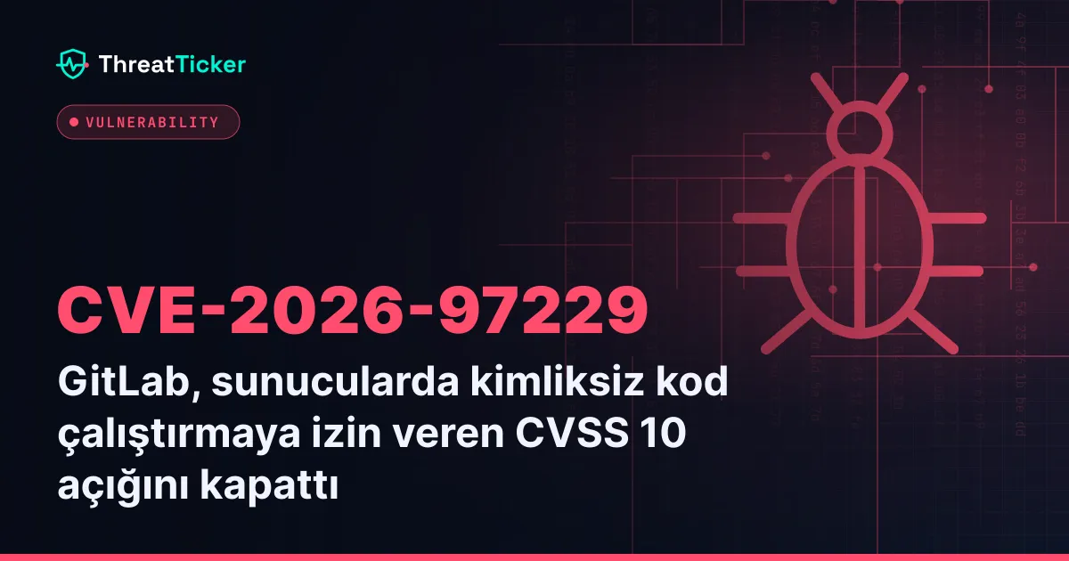 GitLab, sunucularda kimliksiz kod çalıştırmaya izin veren CVSS 10 açığını kapattı