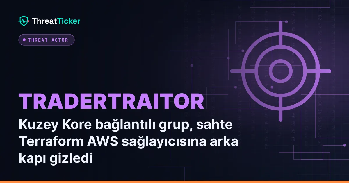 Kuzey Kore bağlantılı grup, sahte Terraform AWS sağlayıcısına arka kapı gizledi