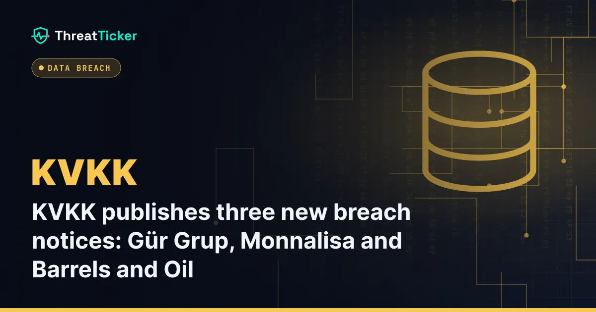 KVKK publishes three new breach notices: Gür Grup, Monnalisa and Barrels and Oil