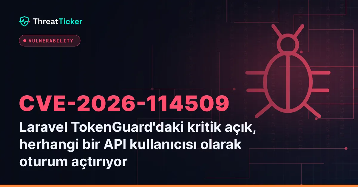Laravel TokenGuard'daki kritik açık, herhangi bir API kullanıcısı olarak oturum açtırıyor