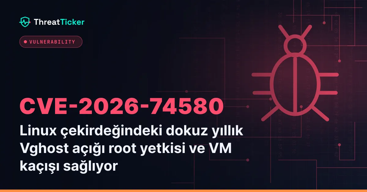 Linux çekirdeğindeki dokuz yıllık Vghost açığı root yetkisi ve VM kaçışı sağlıyor