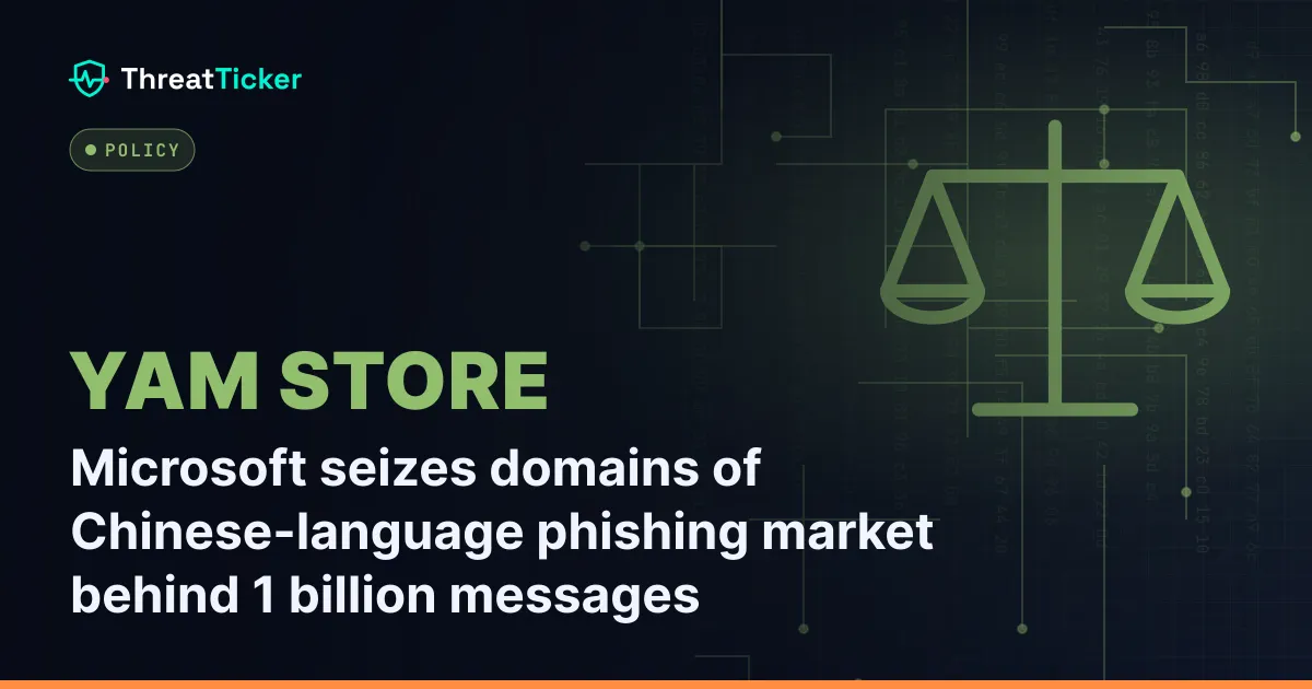 Microsoft seizes domains of Chinese-language phishing market behind 1 billion messages