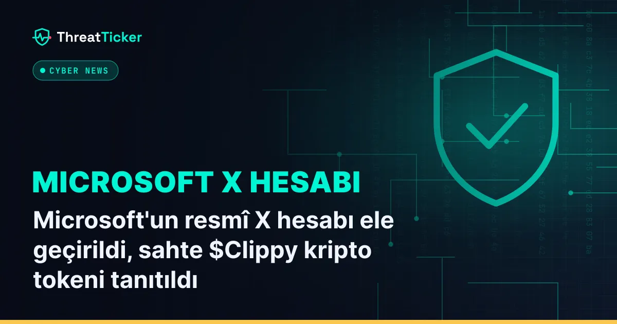 Microsoft'un resmî X hesabı ele geçirildi, sahte $Clippy kripto tokeni tanıtıldı