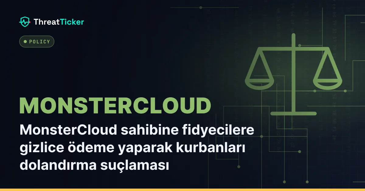 MonsterCloud sahibine fidyecilere gizlice ödeme yaparak kurbanları dolandırma suçlaması