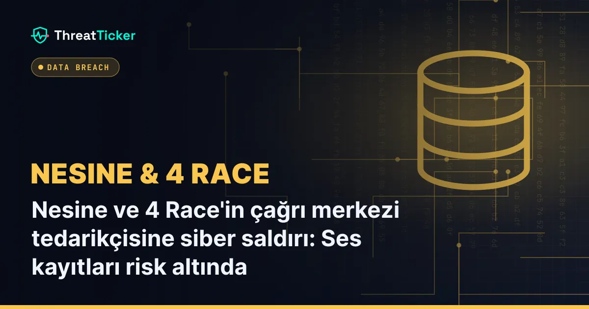 Nesine ve 4 Race'in çağrı merkezi tedarikçisine siber saldırı: Ses kayıtları risk altında