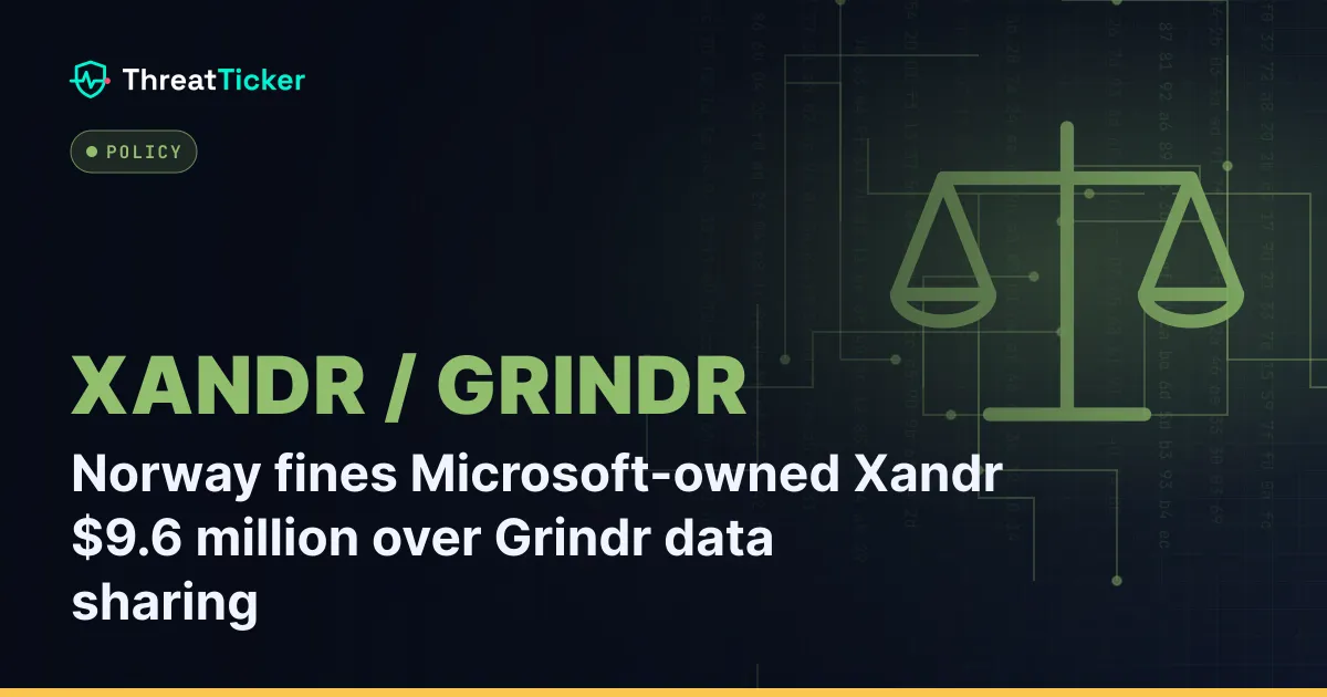 Norway fines Microsoft-owned Xandr $9.6 million over Grindr data sharing