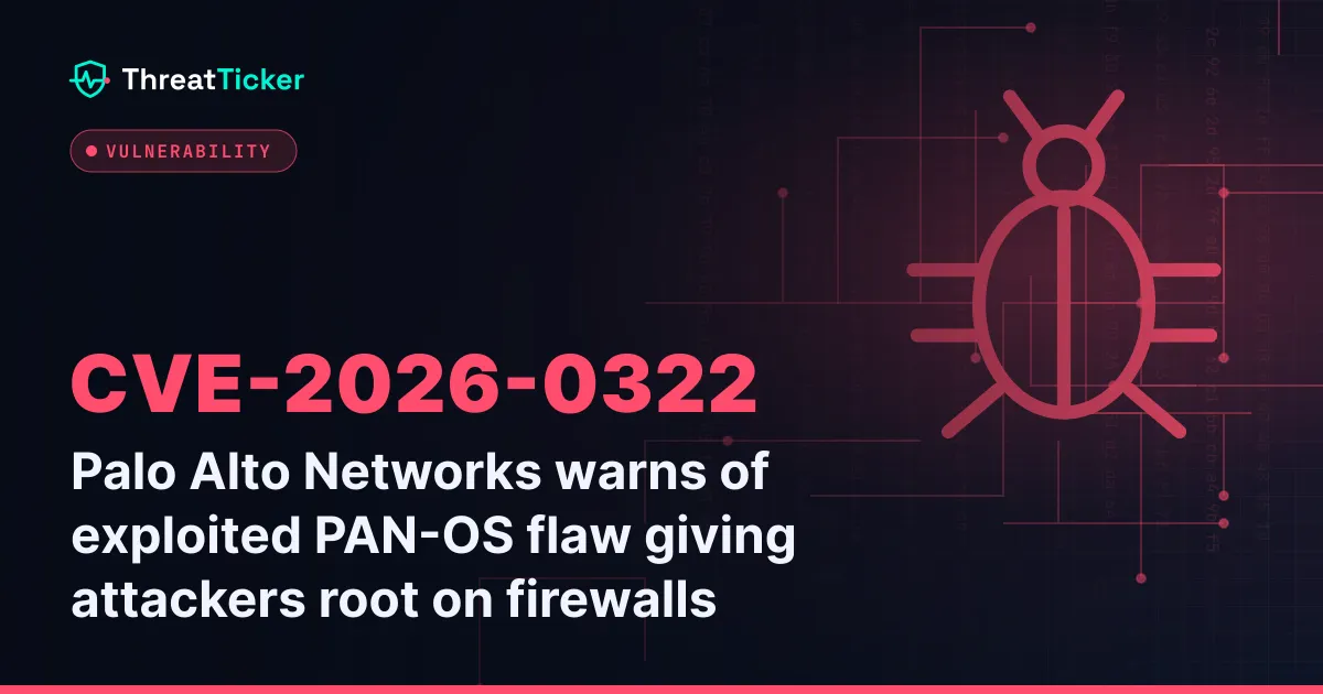 Palo Alto Networks warns of exploited PAN-OS flaw giving attackers root on firewalls