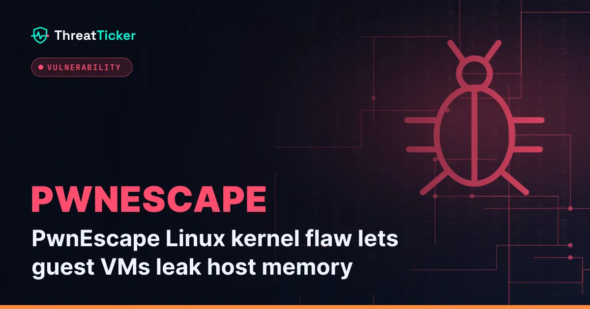 PwnEscape Linux kernel flaw lets guest VMs leak host memory