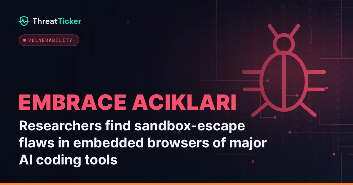 Researchers find sandbox-escape flaws in embedded browsers of major AI coding tools