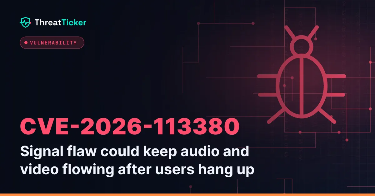 Signal flaw could keep audio and video flowing after users hang up