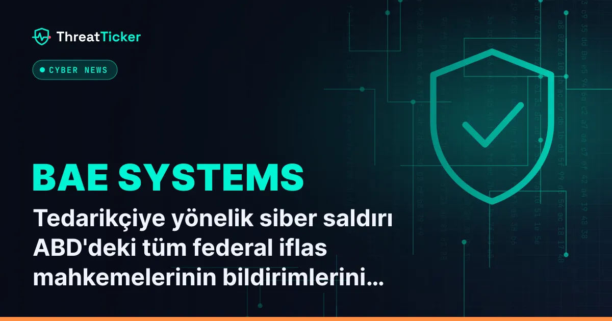 Tedarikçiye yönelik siber saldırı ABD'deki tüm federal iflas mahkemelerinin bildirimlerini durdurdu