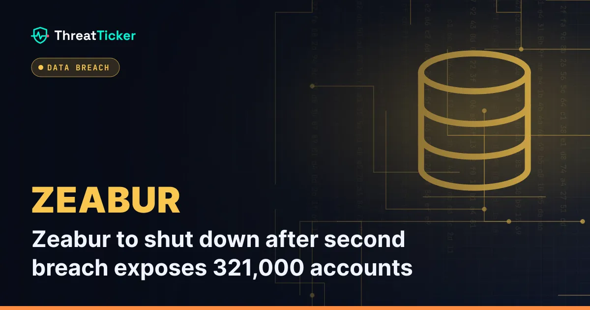 Zeabur to shut down after second breach exposes 321,000 accounts